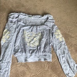 Light purple flows blouse!